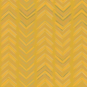 Chevron Stripe on Brass