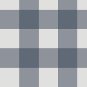 Gingham Buffalo Checks Charcoal Grey