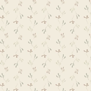 Leaf Pattern {cream} ~ medium