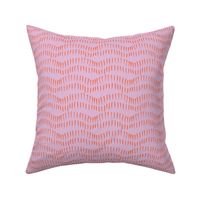 Low Tide Wavy Stripe in Pink and Orange