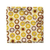 Vintage Nostalgia Patterned Flowers - Large