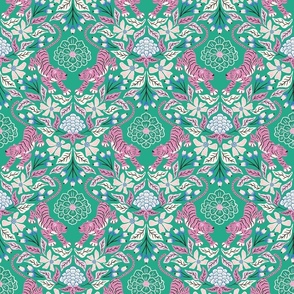 tiger/pink and green/medium