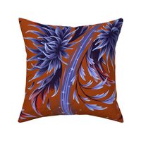 Floral Supernova - Terracotta Violet - LARGE