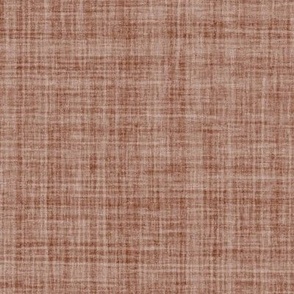 Natural Texture Gingham Checks Plaid Neutral Brown Cinnamon Red Brown 6F422B Woven Pattern Subtle Modern Abstract Geometric