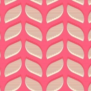 Stripy-Retro-Leaves---XS---PINK---TINY