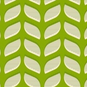 Stripy-Retro-Leaves---XS---GREEN---TINY