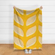 Stripy-Retro-Leaves---XL---YELLOW---JUMBO