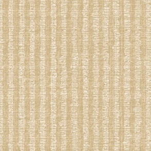 Woollen Woven Tweed Stripes Ochre 