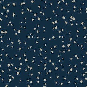 AAS navy dotty small