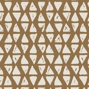 Tribal Triangles Brown 