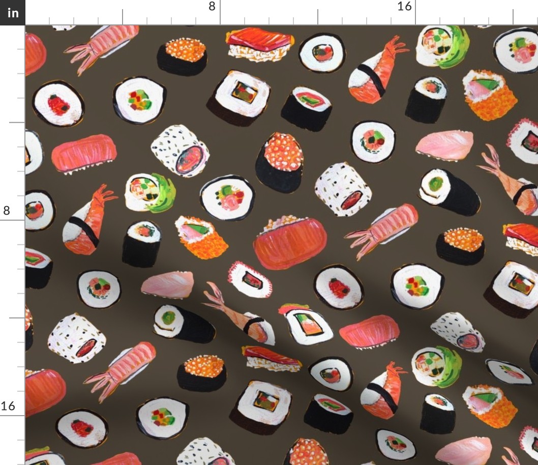Sushi (Medium Scale) // Charcoal