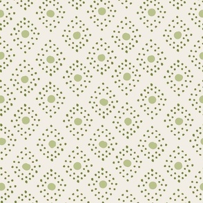 Diamond Dots Green