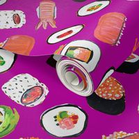 Sushi (Large Scale) // Fuchsia 