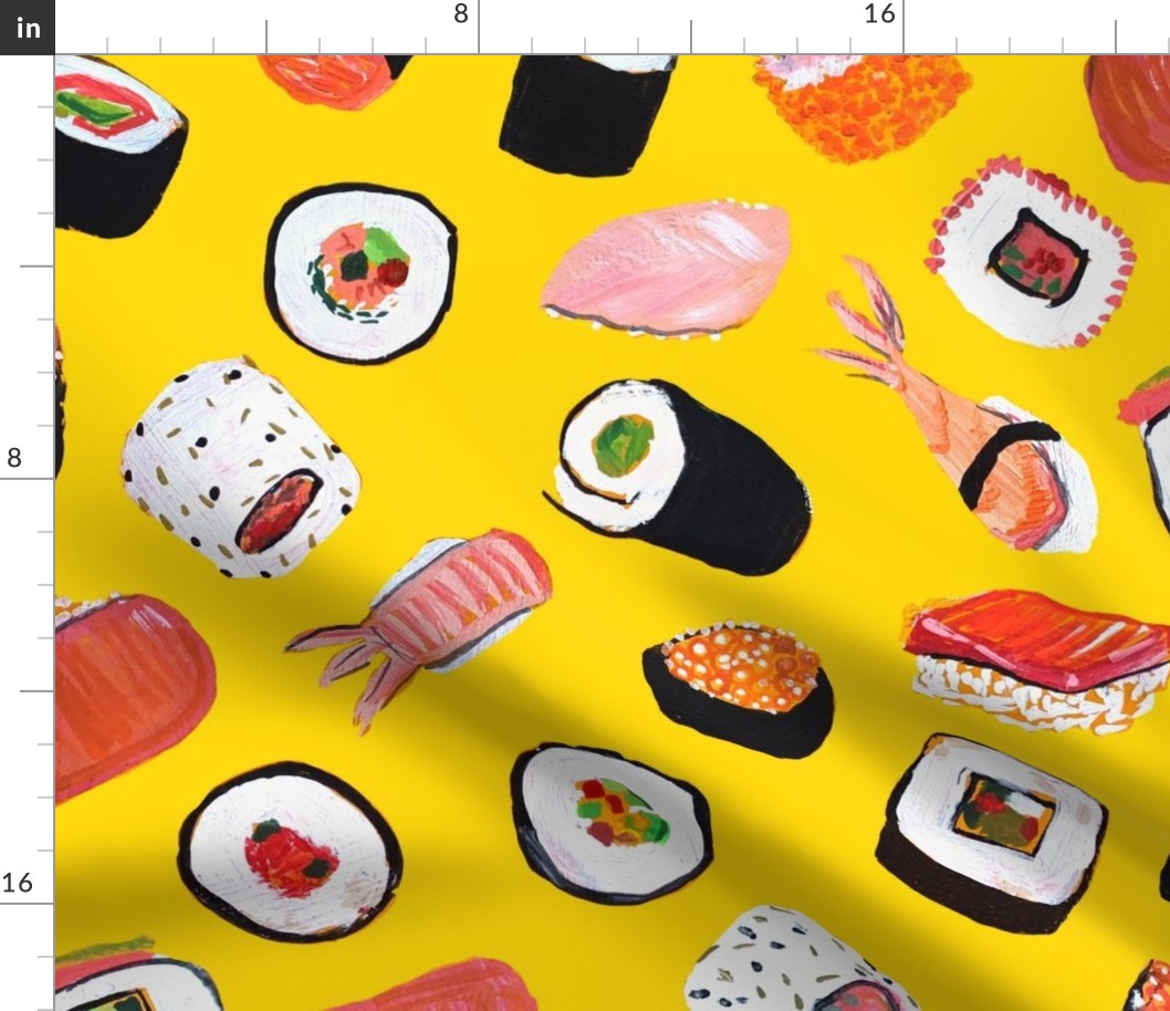 Sushi (Large Scale) // Golden Yellow