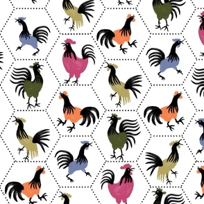 Retro Roosters