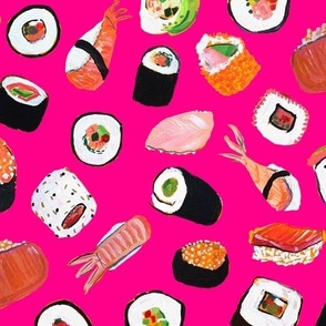 Sushi (Medium Scale) // Hot Pink