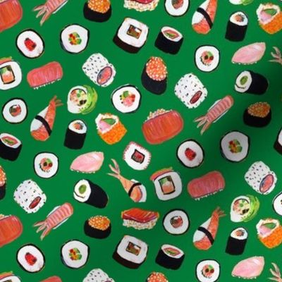 Sushi (Small Scale) // Kelly Green 