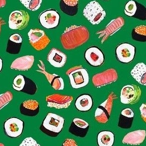 Sushi (Small Scale) // Kelly Green 