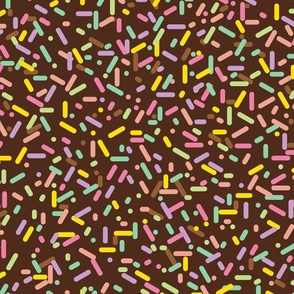 Sprinkled (Double Scoop Chocolate) || large-scale ice cream sprinkles
