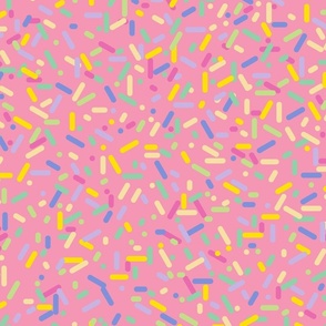 Sprinkled (Double Scoop Strawberry) || large-scale ice cream sprinkles