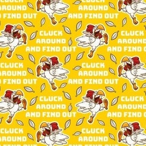 Cluck Around and Find Out Yellow Horizontal