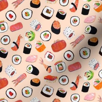 Sushi (Small Scale) // Peachy Tan Neutral