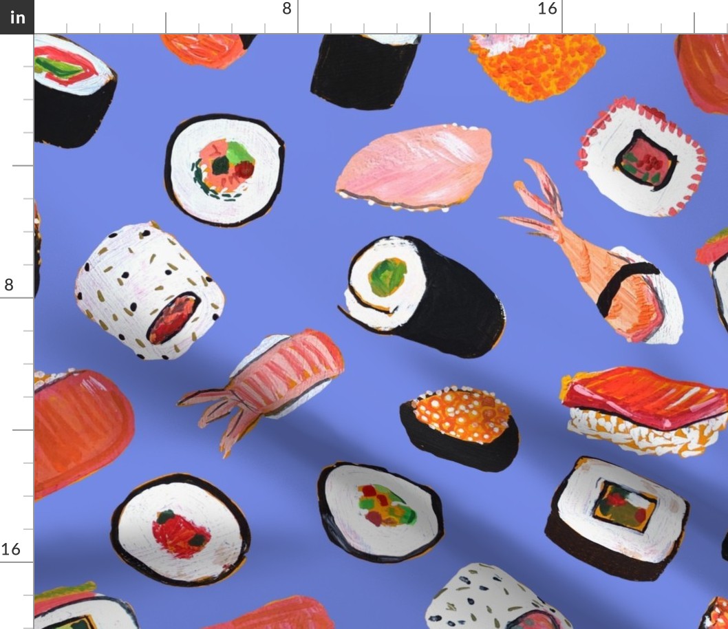 Sushi (Large Scale) // Periwinkle 