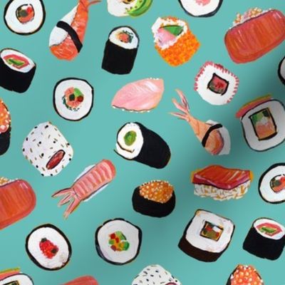 Sushi (Medium Scale) // Sea Glass 
