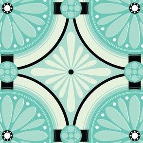 Future Nostaglia Faux Tiles (Mint)