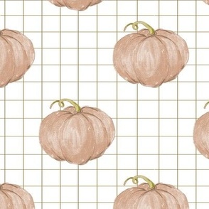 Autumn Halloween Pumpkin Grid