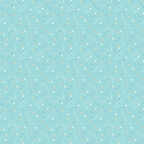 Mini Constellations in Light Blue Background