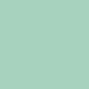 Bermuda Green Solid Color A7D3BE