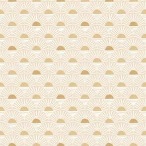 retro sunshine horizons -  boho fall neutral golden barley - SMALL