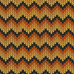 Knit Autumn Halloween Thanksgiving Holiday Sweater Pattern