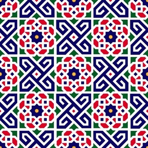 Seamless Moroccan Tiles Pattern