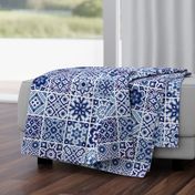 Ornate Portuguese Tiles-Blue and White