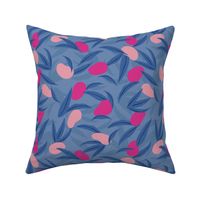 Mango Tree in Berry (Pink and Blue)