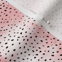 Messy cheetah spots and dramatic tie dye black pink white