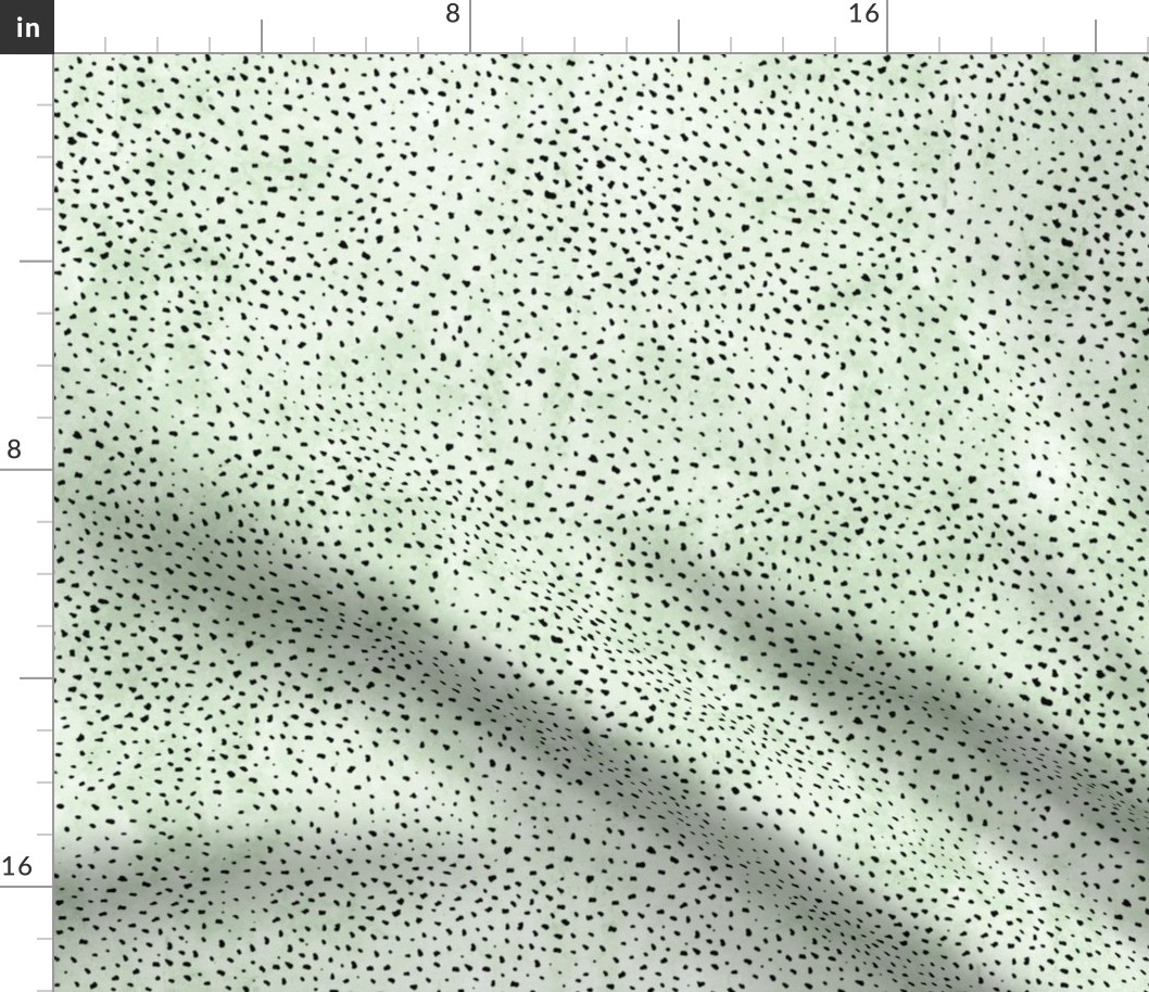 Messy cheetah spots and tie dye textile background abstract modern boho design black matcha mint green