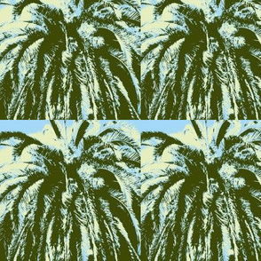 palms green yellow