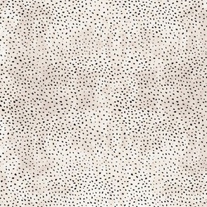 Messy cheetah spots and speckles  tie dye textile background abstract modern boho design black sand beige SMALL