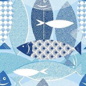 Ocean Fish - Blue