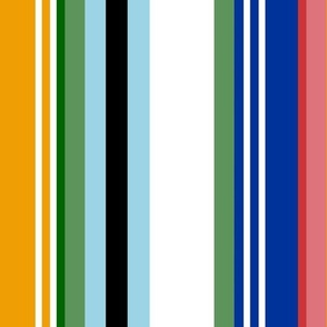 French stripes coastal bayadere 