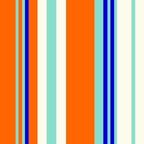 Aquatic bayadere stripes (aquatic colorful collection)