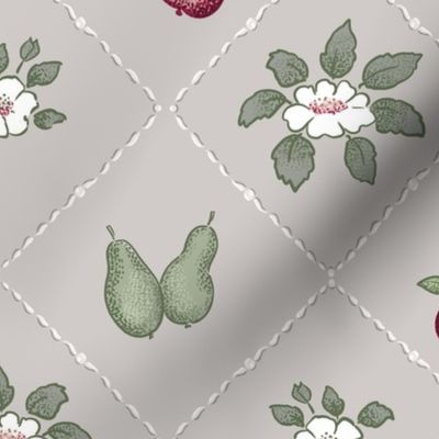 Vintage Kitchen Square Tiles