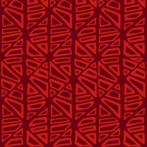 Red on Red geo pattern