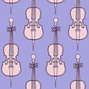 Cello Sketch Petal Solid Color Coordinates Lilac