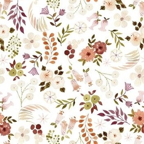 Floral Watercolor Seamless Pattern