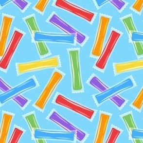 (small scale) Ice Pops - Summer Freeze Pops - rainbow -  LAD22