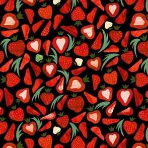 Valentine strawberry red/black (Small)